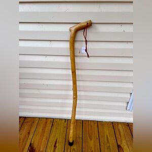 35 1/2 in wooden walking cane